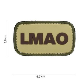 Нашивка ПВХ на липучке "LMAO"
