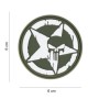 101 INC Нашивка на липучке из ПВХ