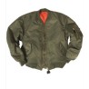 Куртка Mil-tec US Basic Flight Jacket, MA1®, оливково-зеленый