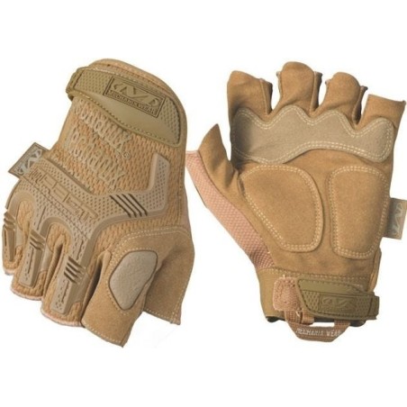 Mechanix M-Pact fingerless gloves, coyote