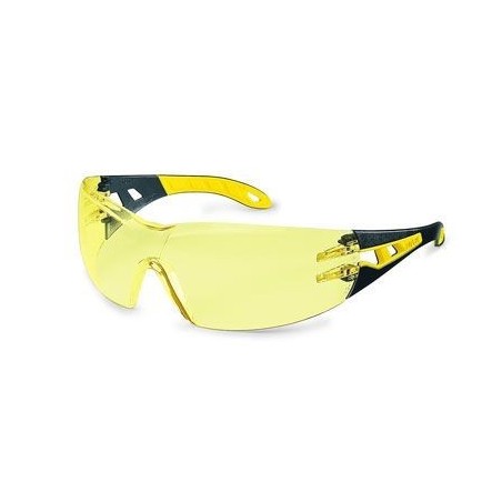 Safety glasses Uvex Pheos, black/yellow