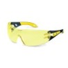 Safety glasses Uvex Pheos, black/yellow