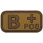 Группа крови на липучке знак
