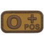  Группа крови на липучке знак