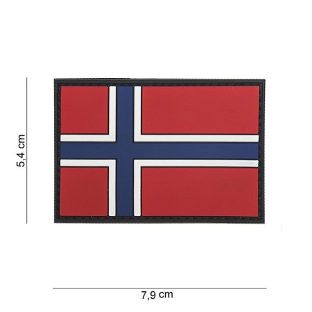 Velcro PVC patch, "Norway"