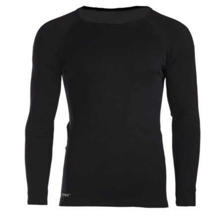Рубашка с длинным рукавом Mil-tec Sports, черная