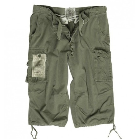 Air Combat 3/4-pants prewash, OD green