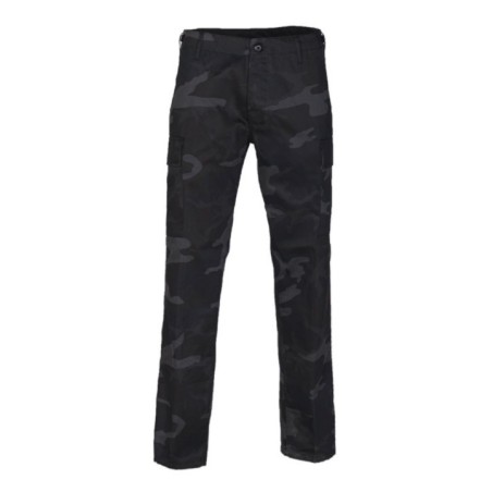 США BDU Ranger поле стиль брюки(straight cut), black camo