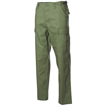 US BDU Field Pants, Rip Stop, OD green