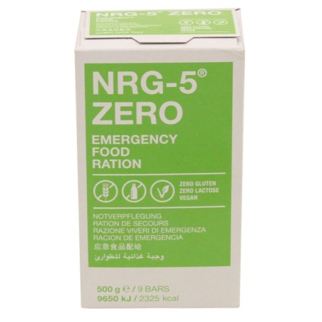 Hädaolukorra NRG-5 Zero 500g Toidupakk