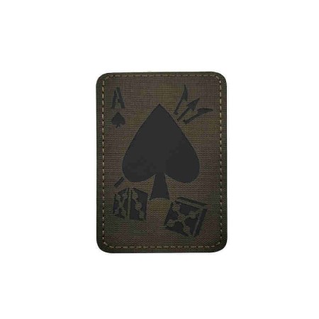 CZ Riidest embleem "Äss" ranger green