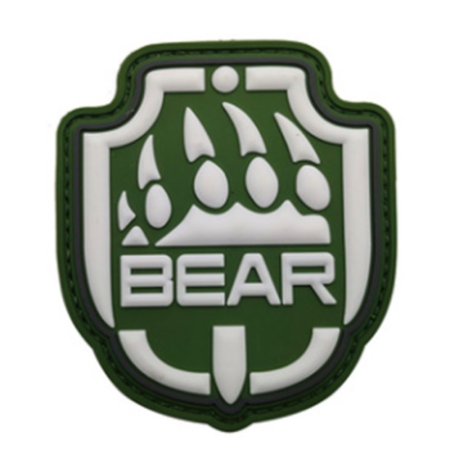 CZ Kummist embleem "BEAR" roheline