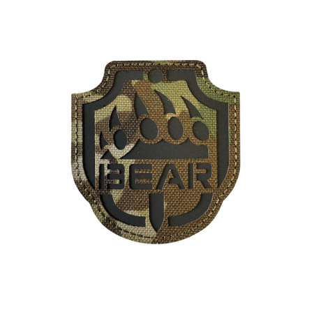 CZ Riidest embleem "BEAR" multicam