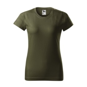 Malfini Naiste Basic lühikeste varrukatega särk military green