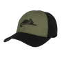 Helikon Logo cap, with Velcro panels, Black / Olive Green B