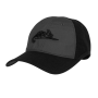 Helikon Logo cap, with Velcro panels, Black / Shadow Grey B