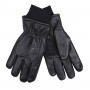 Fostex Leather warm winter gloves, black