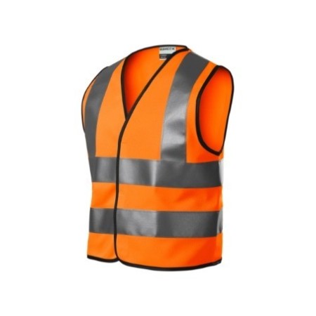 Malfini Laste Helkurvest HV BRIGHT 9V4 oranž