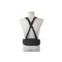 GFC Tactical Molle Battle belt, x-type suspenders, black 2