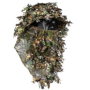Studio product shot showing the full configuration of the amber camouflage boonie with 3D leaves and veil extended.