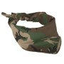 Klassikaline puuvillane bandana Woodland kamuflaažis seotud sõlmega