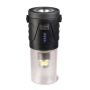Mil-Tec LED camping lantern showing the charge indicator.