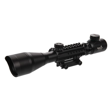 Прицел Lancer Tactical 4-12x50 EG с красной и зеленой точкой