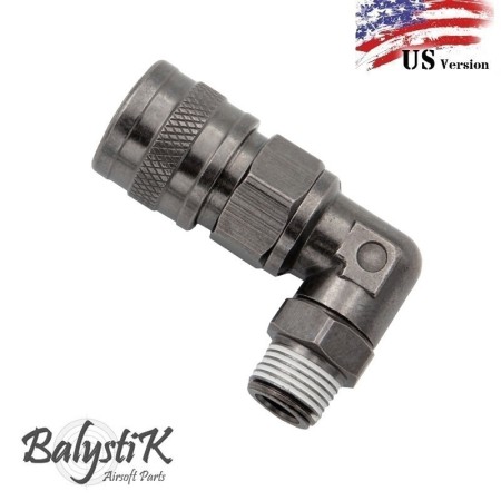 Вращающийся угловой фитинг BalystiK с наружной резьбой 1/8 NPT