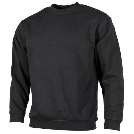 Sweatshirt, with cuffs, "PC" black 