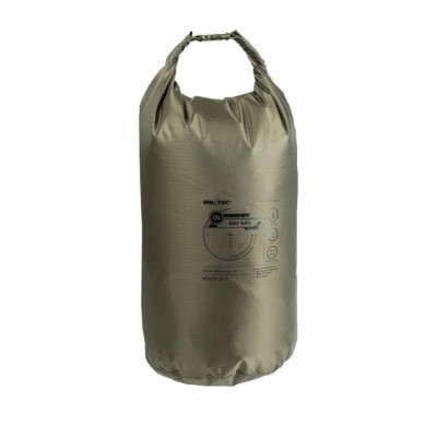 Mil-tec kerge dry bag kott 25L, oliivroheline