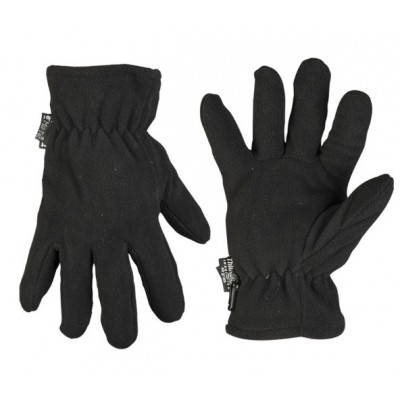 Thinsulate fleece winter gloves, black