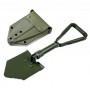 AB folding shovel with plastic cover, olive green