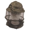 Sääse/kärbse võrguga müts, metallrõngaga, oliivroheline