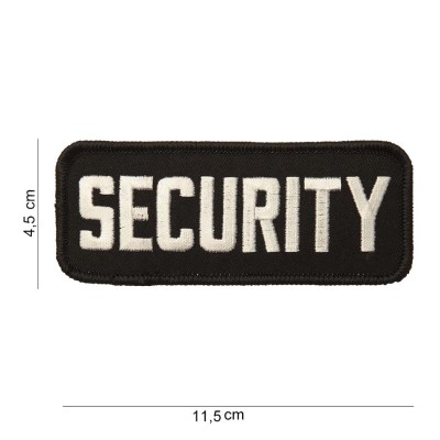 Textile patch, Security, 4.5x11.5cm