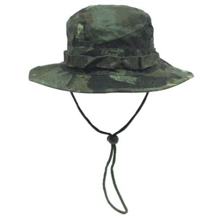 US GI Bush Hat, Rip Stop, chin strap, hunter-green