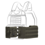 Pentagon Vesti Küljeosad (Cummerbund) ral 7013
