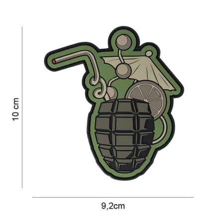 Нашивка ПВХ на липучке "Cocktail grenade"