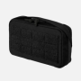 Madala profiiliga must JTAC Admin Pouch Mk II laserlõigatud MOLLE ja Velcro paneeliga.