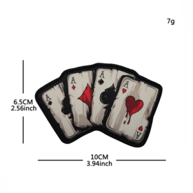 Нашивка Combat Zone "Четыре туза"