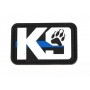 Знак на липучке, "K9 Blue Line Paw" 3D