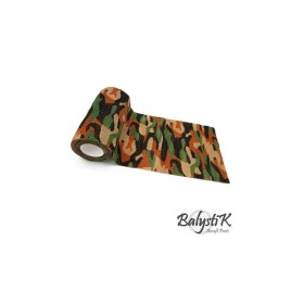 Balystik teip maskeerimiseks 10cm x 4,5m - brown desert