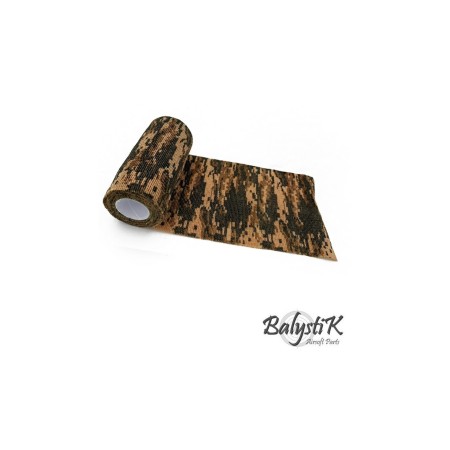 Balystik teip maskeerimiseks 10cm x 4,5m - forest camo