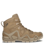 Ботинки LOWA Zephyr MK2 GTX MID (coyote tan), вид сбоку: защитный каркас PU MONOWRAP и подкладка GORE-TEX.
