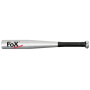 Алюминиевая бейсбольная бита FoxOutdoor 18" с прорезиненной ручкой и логотипом.