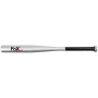 Алюминиевая бейсбольная бита FoxOutdoor 26" с прорезиненной ручкой и логотипом.