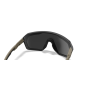 Inside view of Wiley X Citadel sunglasses showing the rubber nose pads and inner frame layout.
