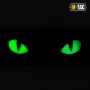 Velcro sign, "Cat Eyes" 3D, black 2