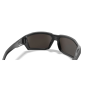 Inside view of Wiley X Alpine sunglasses showing the copper lens base color and hydrophilic rubber nose pads.