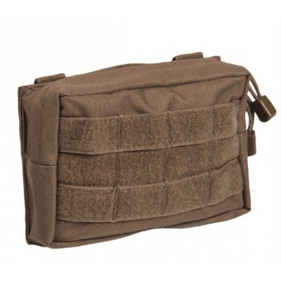 Mil-tec universal molle belt pouch, small, dark coyote