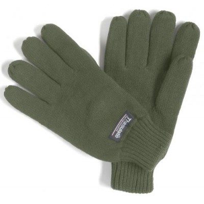 AB Трикотажные перчатки Thinsulate, оливково-зеленые
